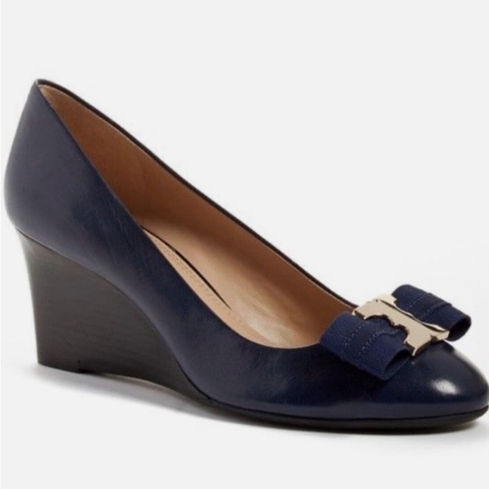 Tory Burch ‘Gemini Link Bow Wedge’